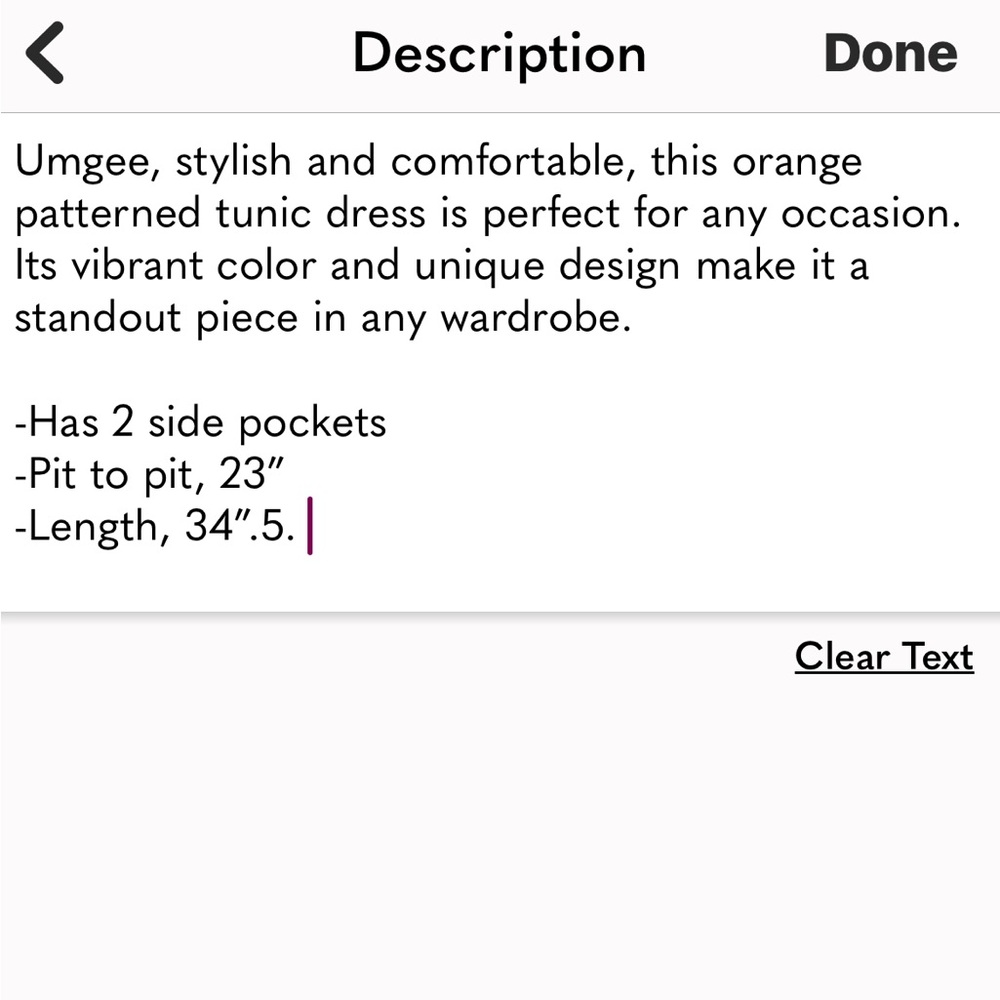 Umgee Orange and White Patterned Dress - Picture 15 of 15